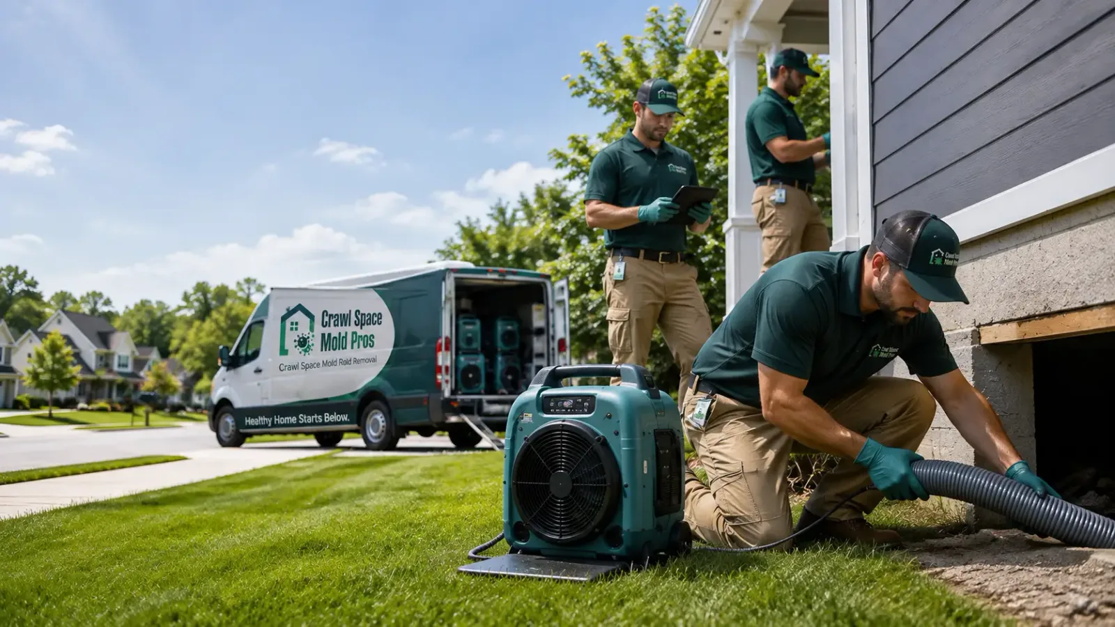 Crawl Space Mold Removal in Dudley, MA